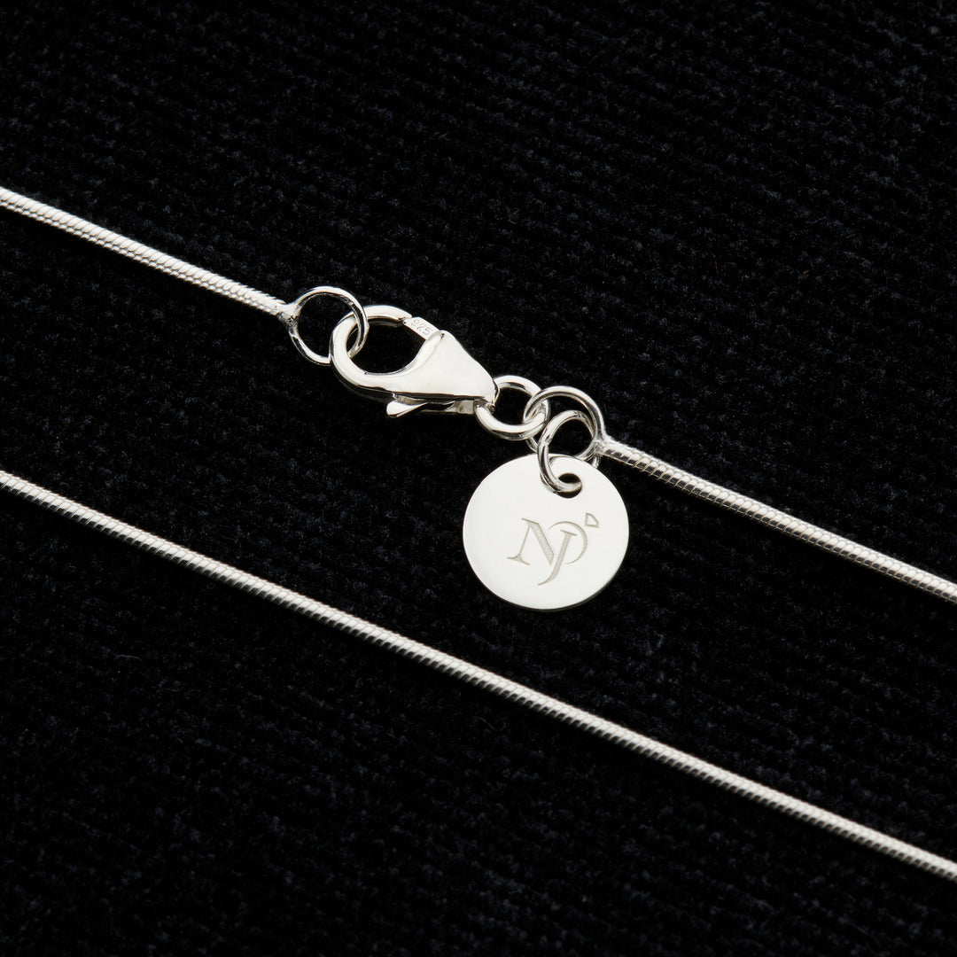 18” Adjustable Sterling Silver Snake Chain