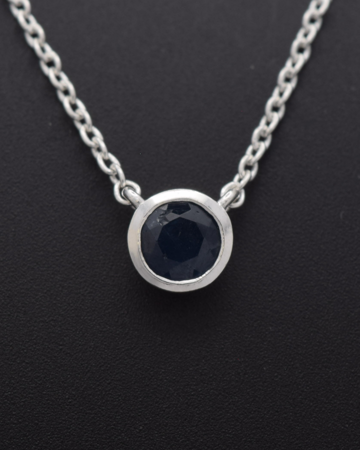 Sapphire Aurora Birthstone Necklace | Silvaria