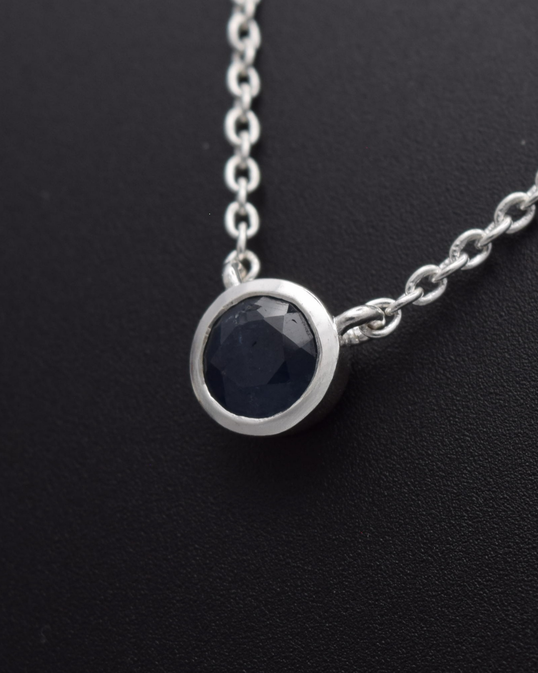 Sapphire Aurora Birthstone Necklace | Silvaria