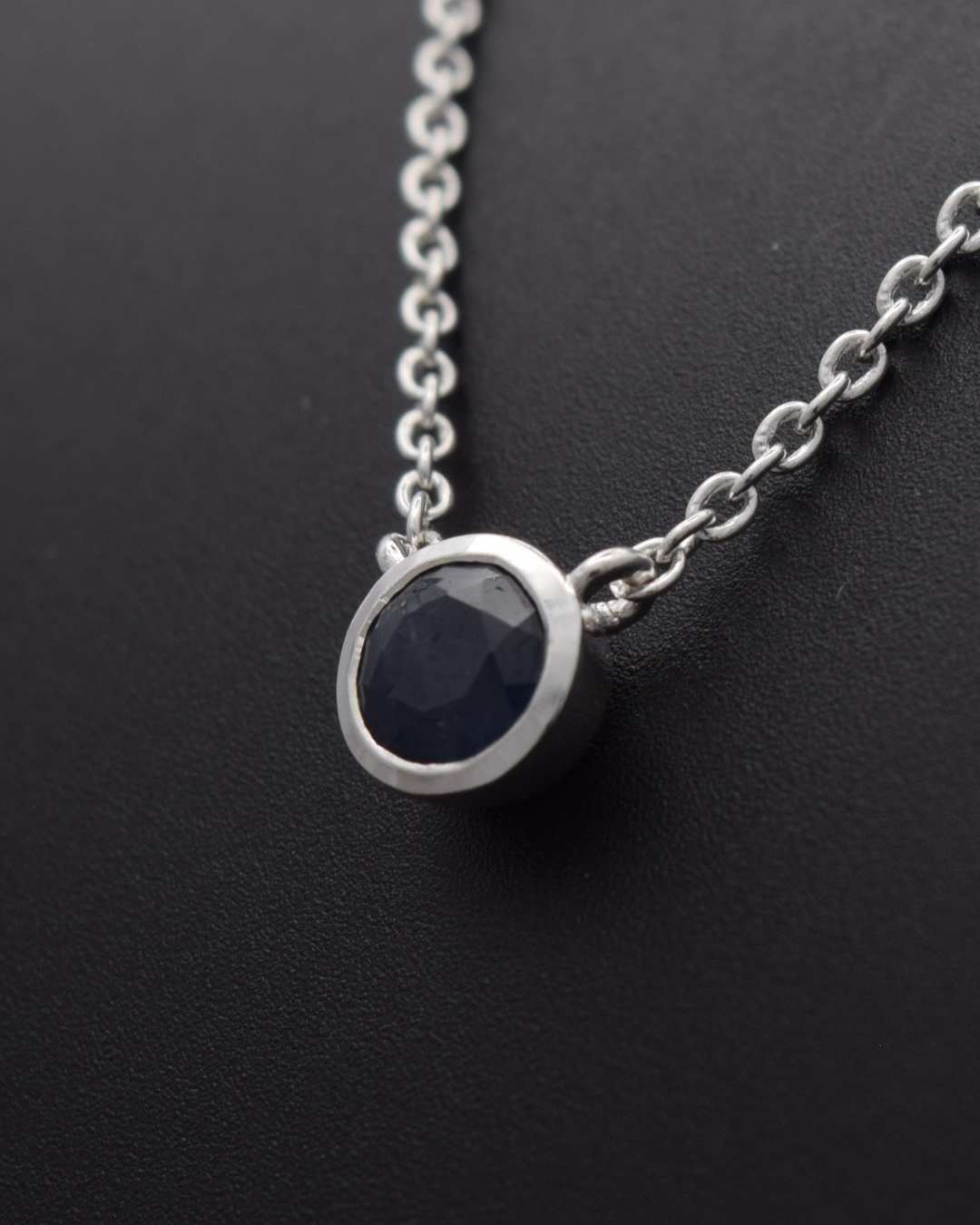 Sapphire Aurora Birthstone Necklace | Silvaria