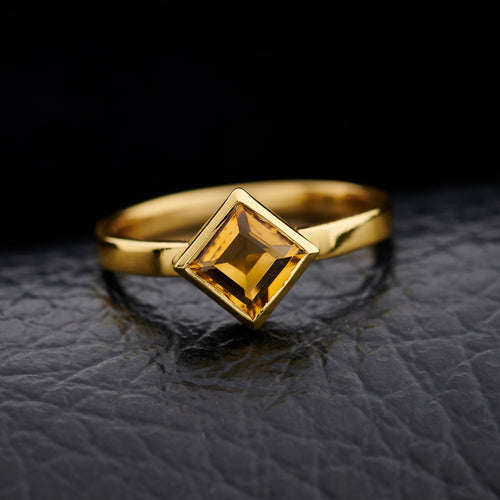 Citrine Everyday Gold Ring