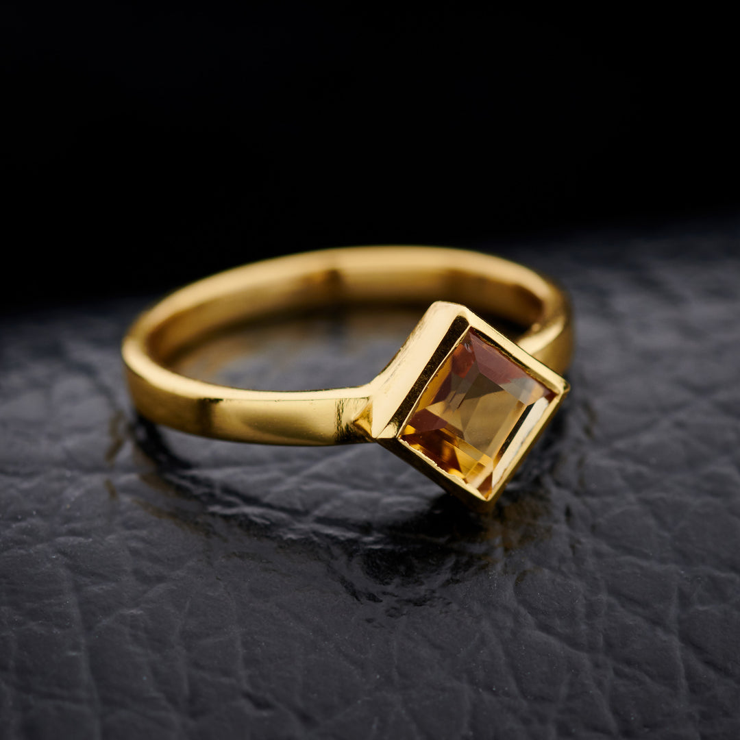Citrine Everyday Gold Ring