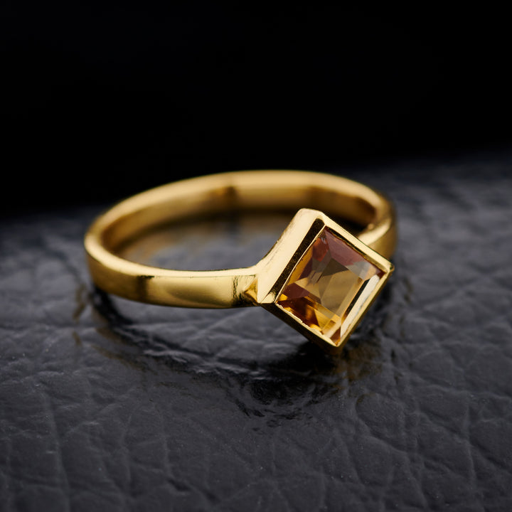 Citrine Everyday Gold Ring