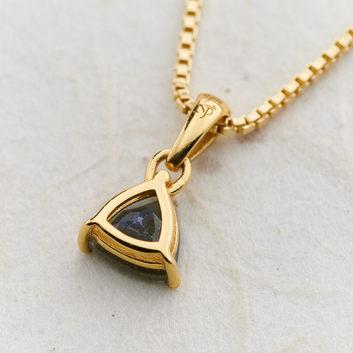 Labradorite Everyday Gold Pendant