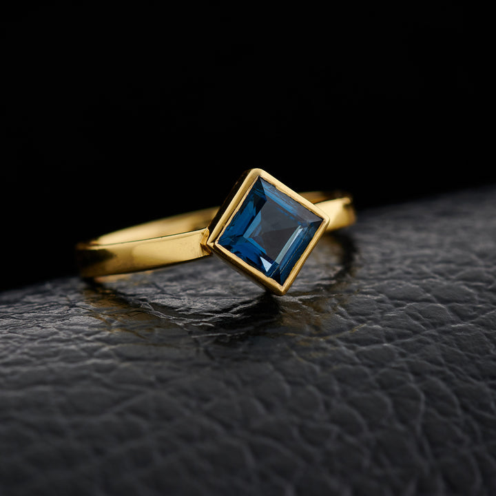 London Blue Topaz Everyday Gold Ring