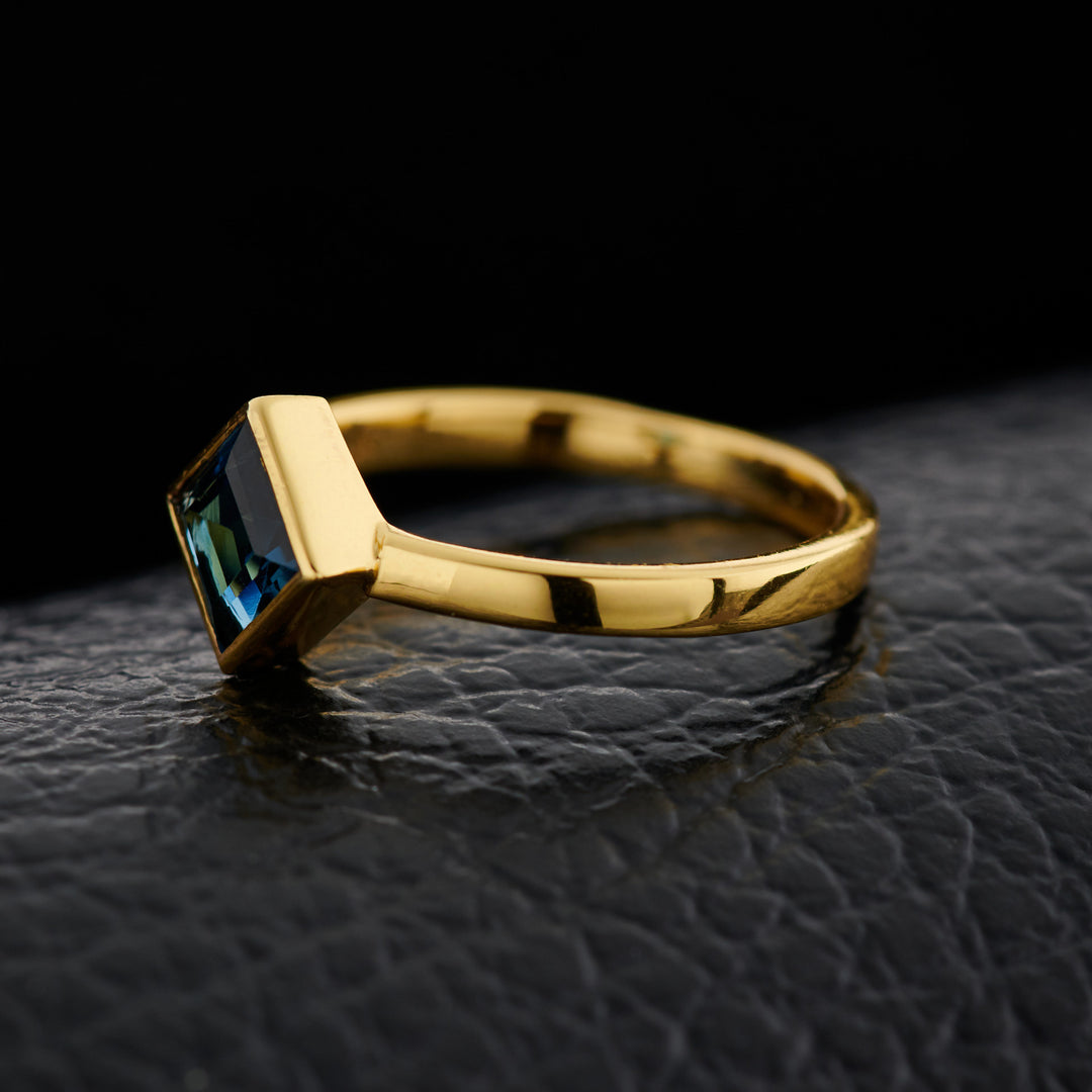 London Blue Topaz Everyday Gold Ring