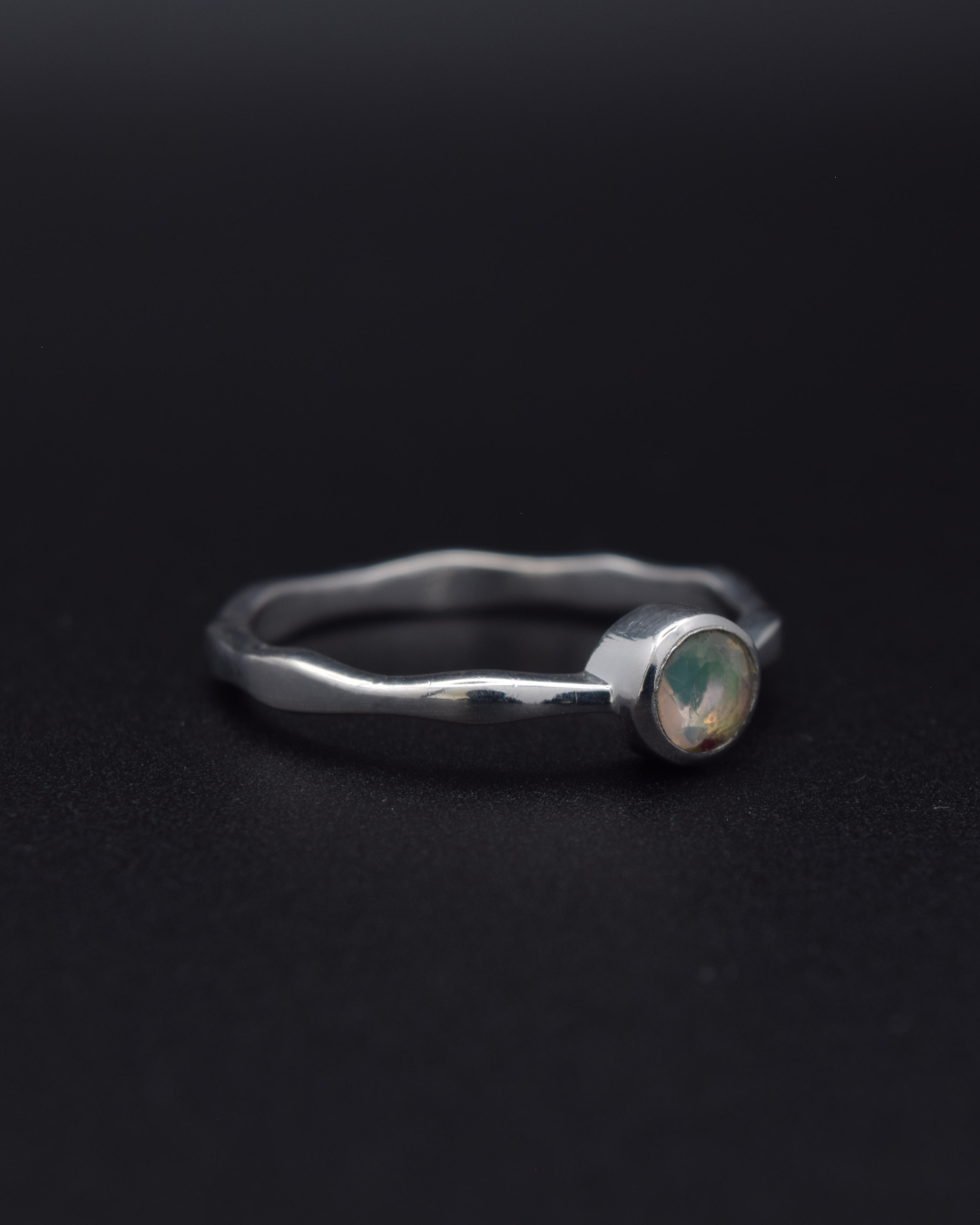 Silvaria Ethiopian Opal Wavy Ring