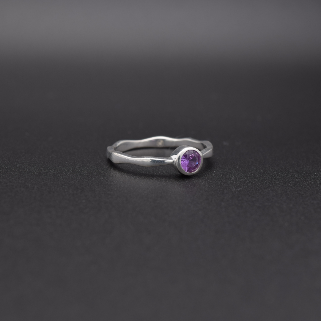 Silvaria Alexandrite Wavy Ring