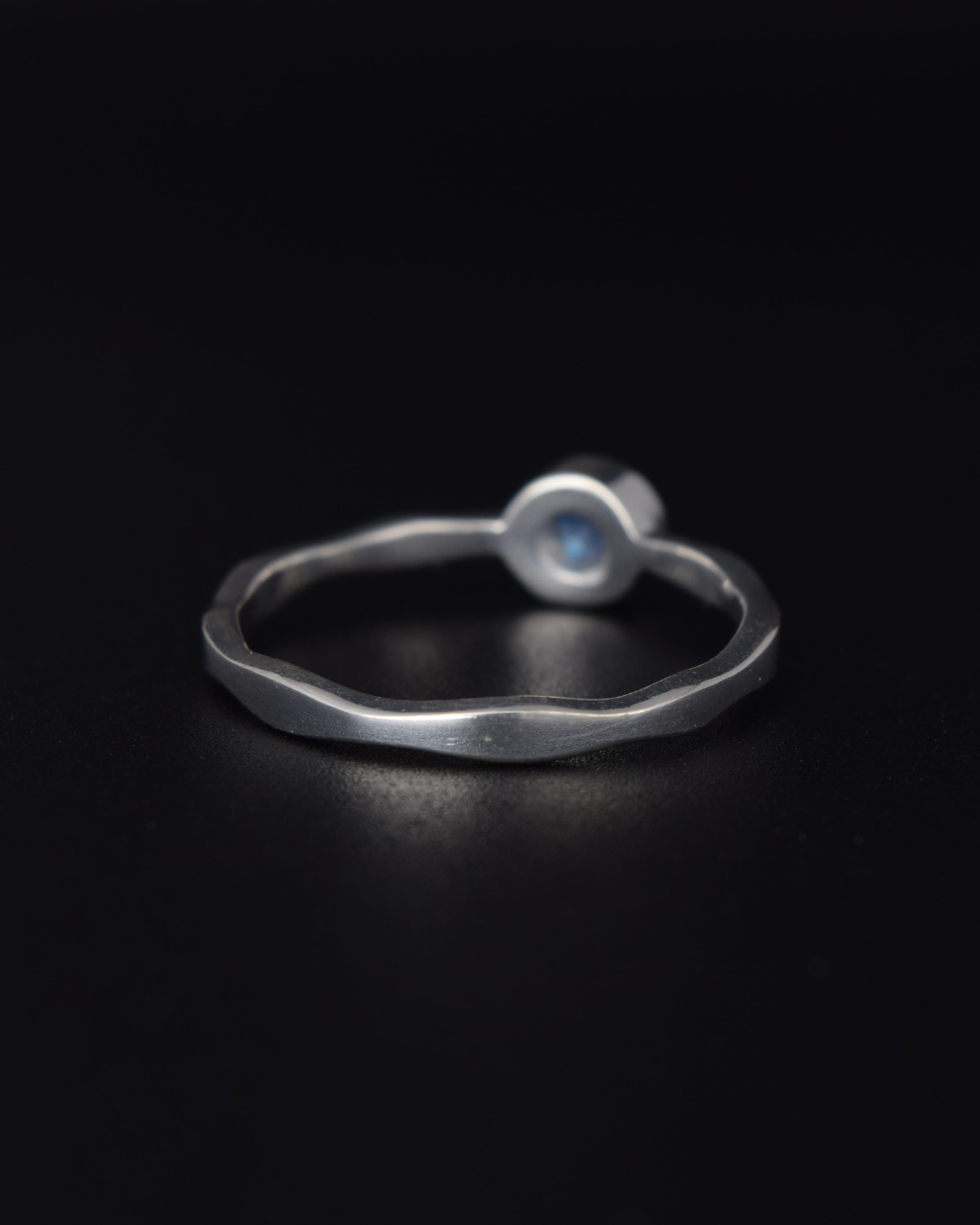 Silvaria Moonstone Wavy Ring