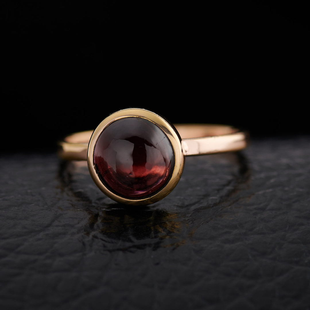 Garnet 14K Rose Gold Ring