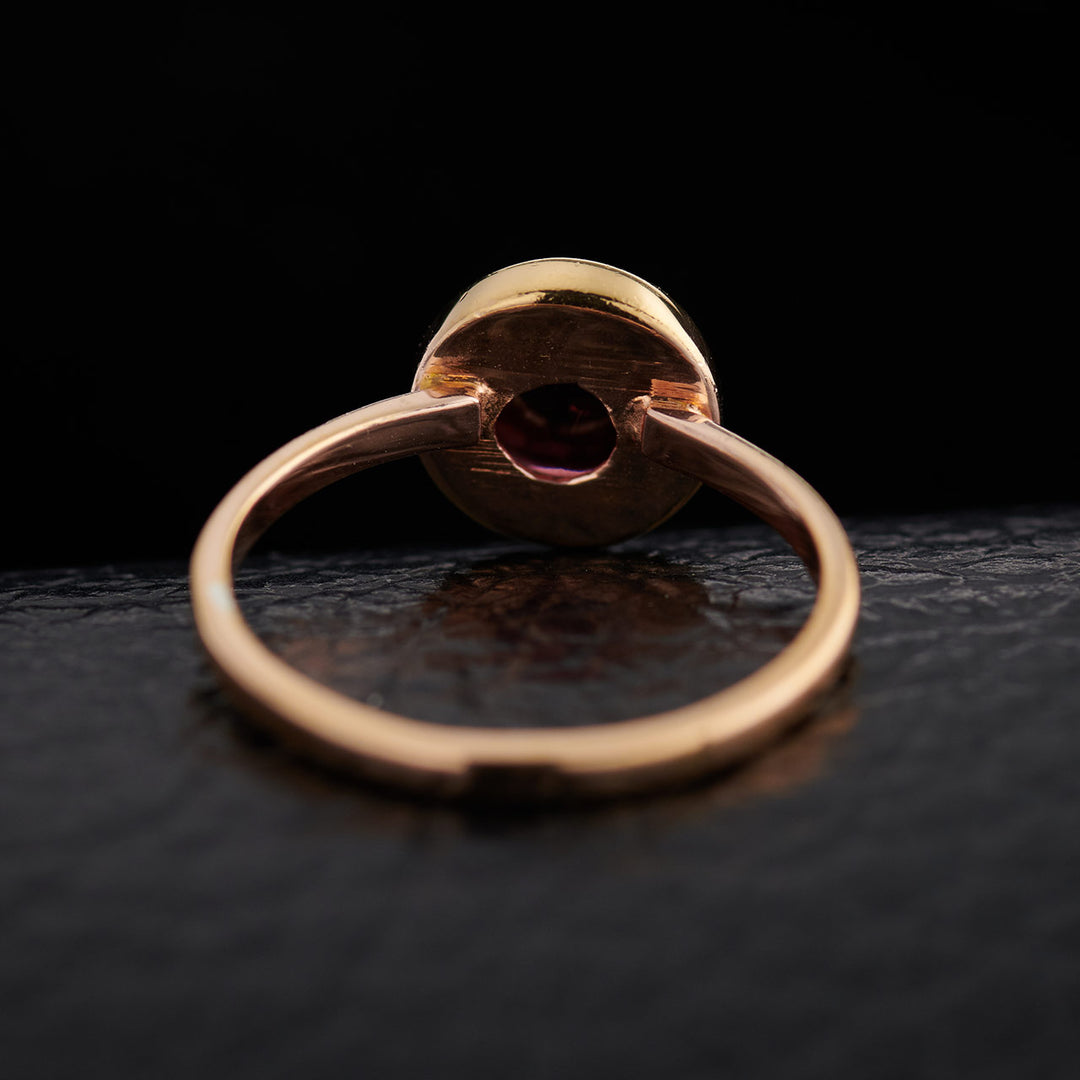 Garnet 14K Rose Gold Ring