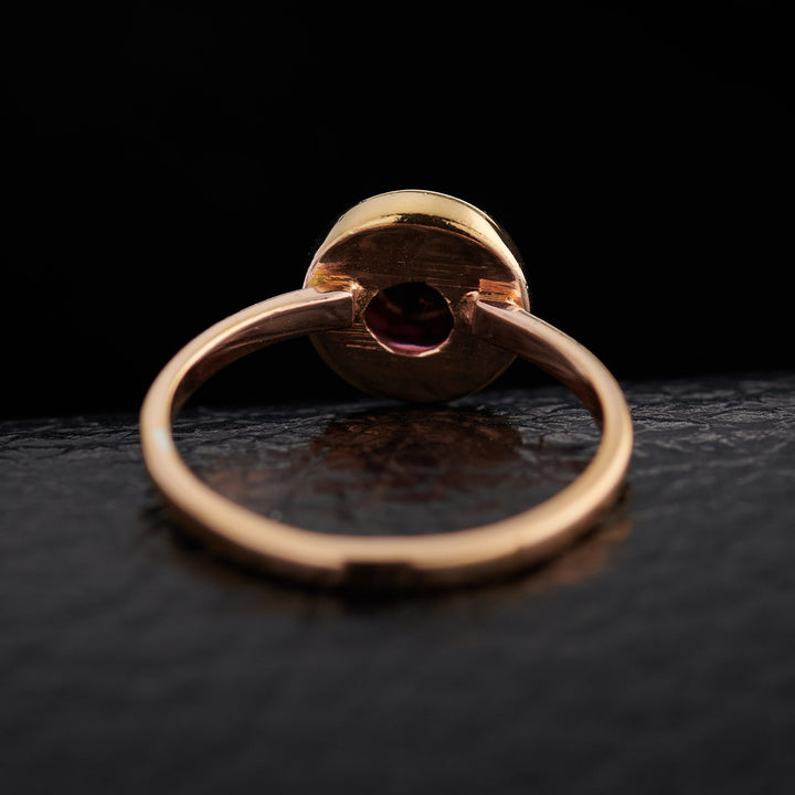 Garnet 14K Rose Gold Ring