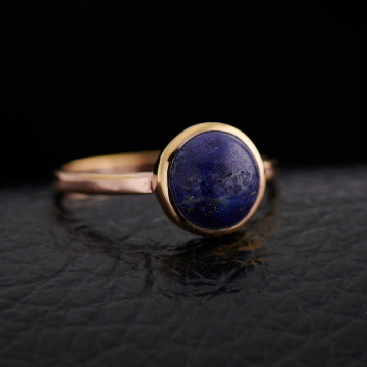 Lapis 14K Rose Gold Ring