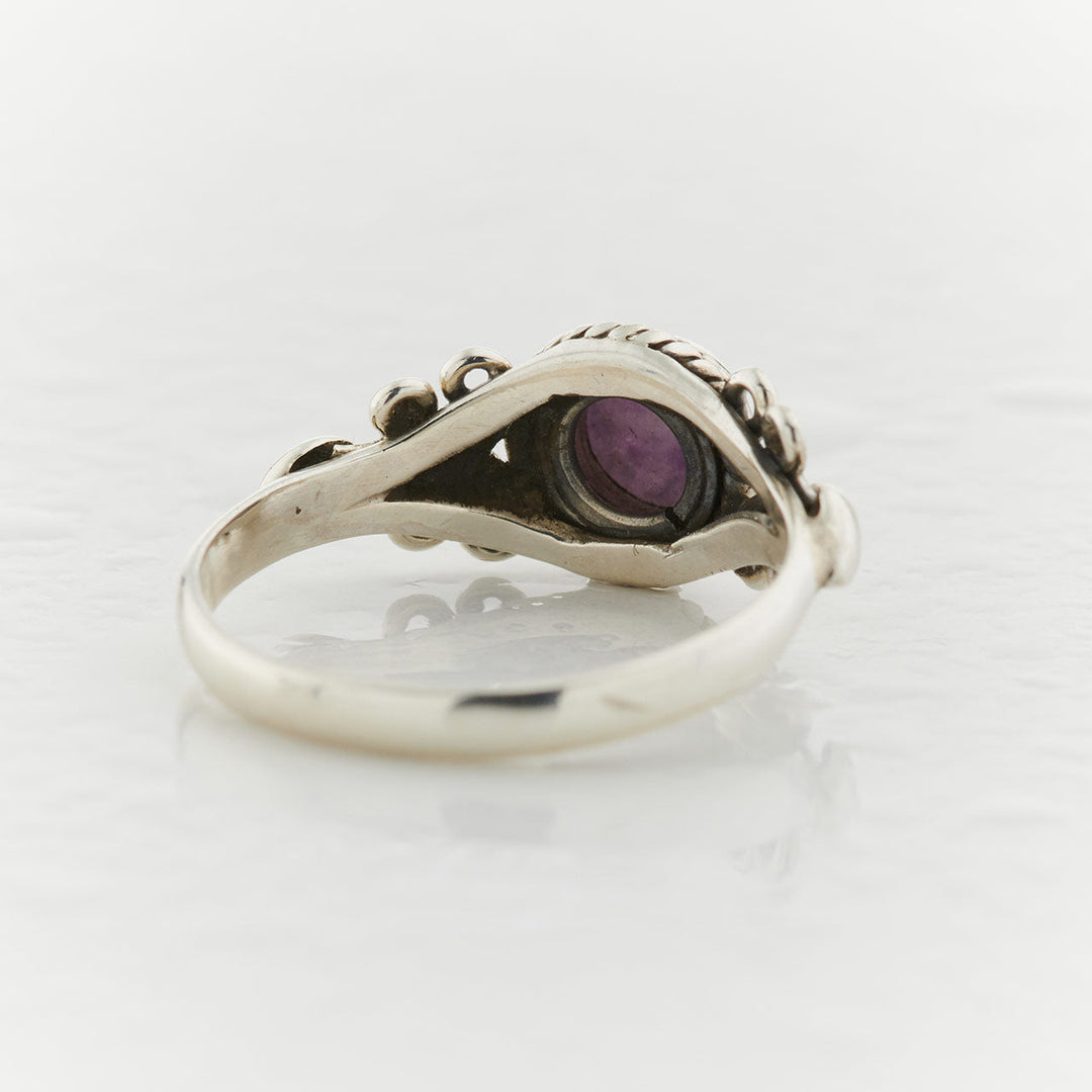 Lepidolite Sterling Silver Eden Ring