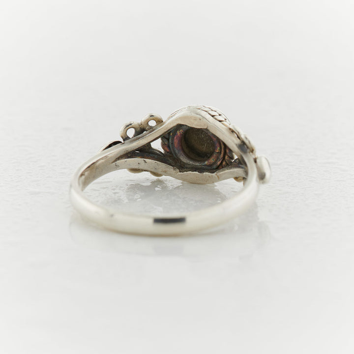 Silver Obsidian Sterling Silver Eden Ring