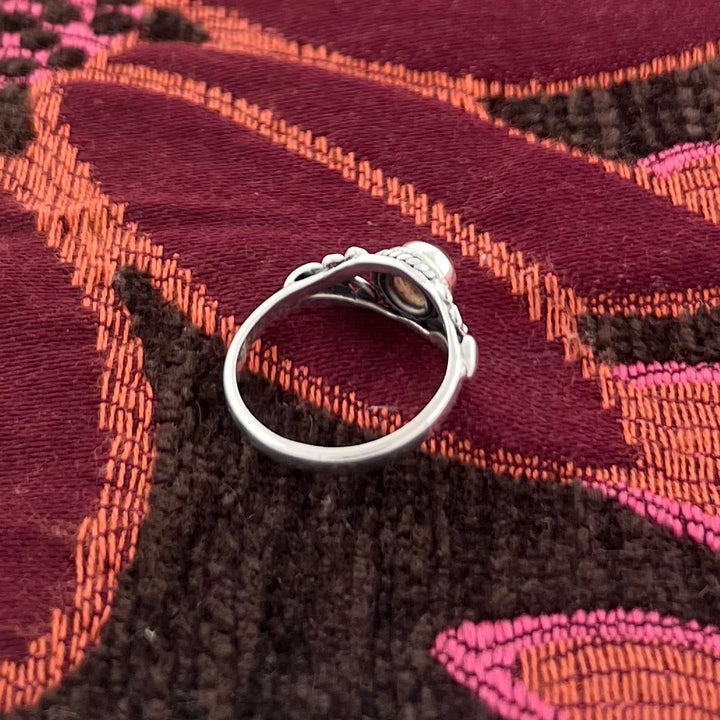 Sunstone Sterling Silver Eden Ring