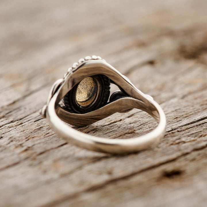 Labradorite Sterling Silver Dahlia Ring
