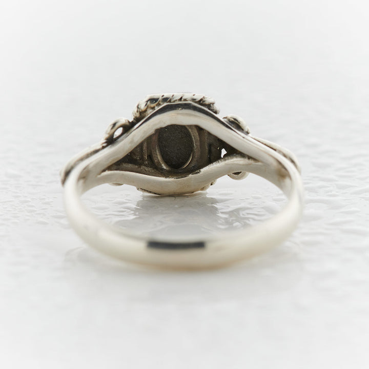 Black Obsidian Sterling Silver Orion Ring