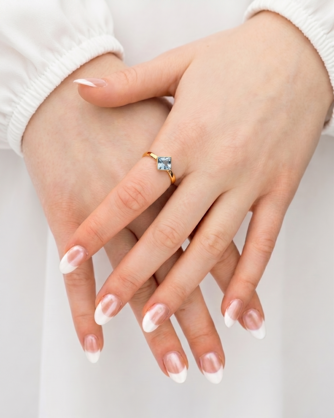 Blue Topaz Everyday Gold Ring
