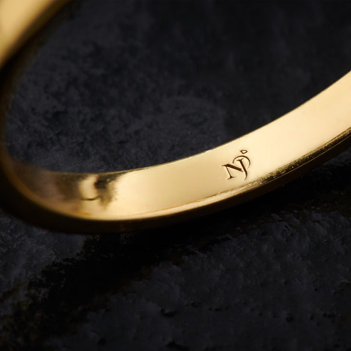 Smoky Quartz Everyday Gold Ring