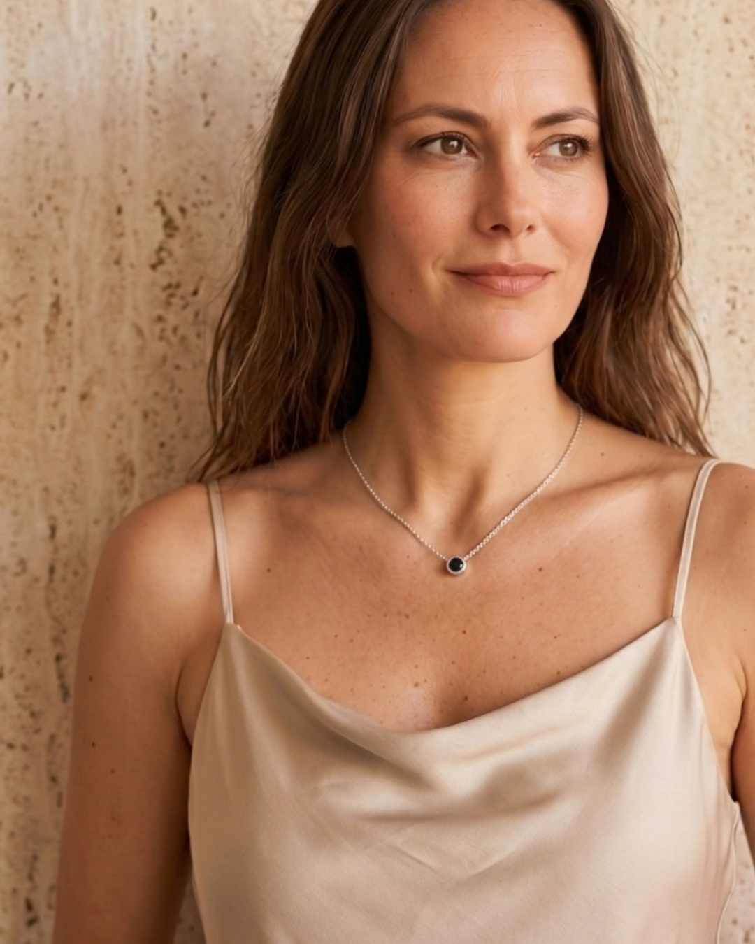 Sapphire Aurora Birthstone Necklace | Silvaria
